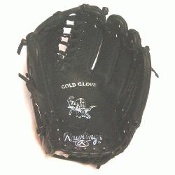 ive Heart of the Hide Baseball Glove. 12 inch with Trapeze Web. Black Dry Horween Leather. S